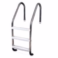 3 TREAD STAINLESS LADDER